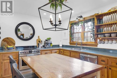 136 Cole Road, Centre Hastings, ON - Indoor Photo Showing Kitchen With Double Sink