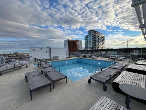 Patio - 207-700 Rue St-Paul O., Montréal (Ville-Marie), QC - Outdoor With In Ground Pool With View