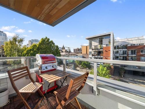 304-989 Johnson St, Victoria, BC - Outdoor With Deck Patio Veranda With Exterior