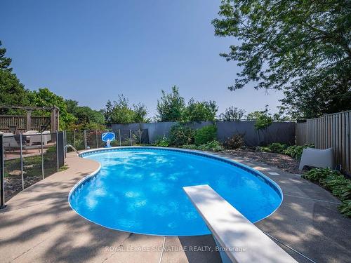 17 Chapais Cres, Toronto, ON - Outdoor With In Ground Pool With Backyard