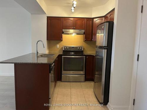 311-220 Forum Dr, Mississauga, ON - Indoor Photo Showing Kitchen With Stainless Steel Kitchen With Double Sink