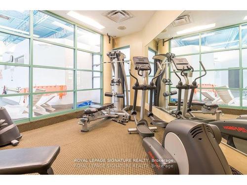 Ph#6-4205 Shipp Dr, Mississauga, ON - Indoor Photo Showing Gym Room