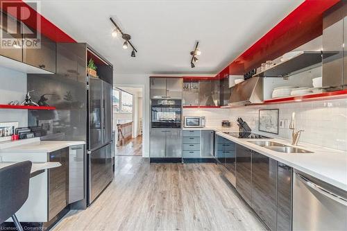 756 King Road, Burlington, ON - Indoor Photo Showing Kitchen With Double Sink