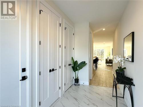 Hallway with light hardwood / wood-style floors - 53 Giles Street, London, ON - Indoor Photo Showing Other Room