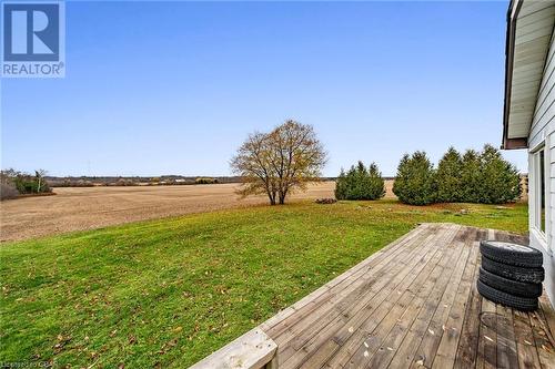 View of yard featuring a rural view - 9202 9Th Line, Halton Hills, ON - Outdoor With Deck Patio Veranda