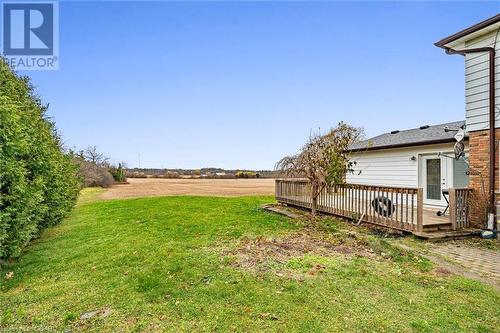 View of yard featuring a rural view and a deck - 9202 9Th Line, Halton Hills, ON - Outdoor