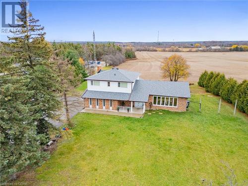 Aerial view featuring a rural view - 9202 9Th Line, Halton Hills, ON - Outdoor With Deck Patio Veranda With View