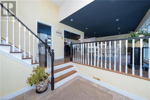 Stairway featuring hardwood / wood-style floors - 9202 9Th Line, Halton Hills, ON - Indoor Photo Showing Other Room