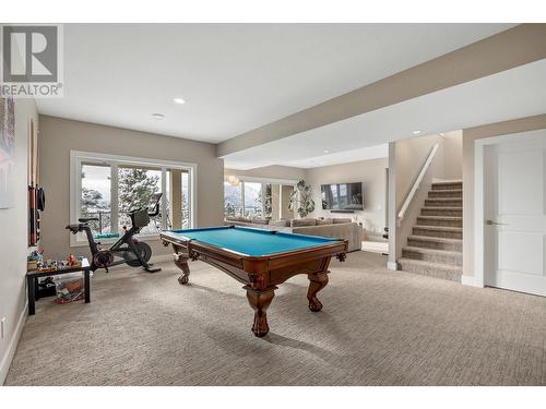 Lower Level Rec Room - 1072 Aurora Heights, West Kelowna, BC - Indoor Photo Showing Other Room