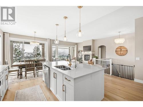 1072 Aurora Heights, West Kelowna, BC - Indoor Photo Showing Kitchen With Double Sink With Upgraded Kitchen