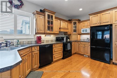 100 Thorold Road, Welland (769 - Prince Charles), ON - Indoor Photo Showing Kitchen With Double Sink