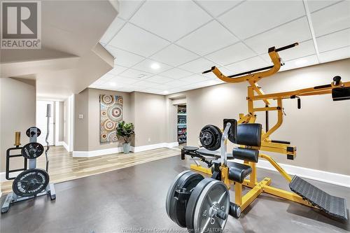 1879 Stone Mill Court, Woodslee, ON - Indoor Photo Showing Gym Room