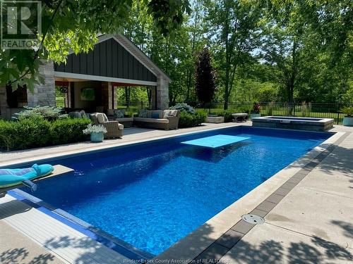 1879 Stone Mill Court, Woodslee, ON - Outdoor With In Ground Pool With Backyard