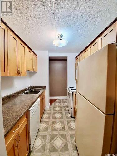 12 47 Centennial Street, Regina, SK - Indoor Photo Showing Kitchen With Double Sink