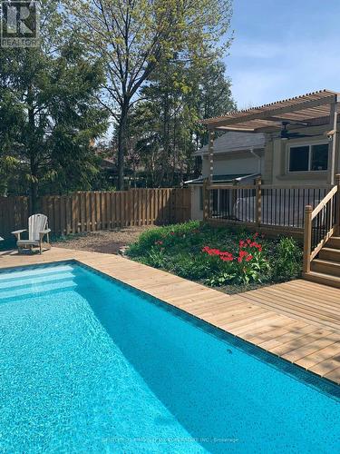 22 Overton Crescent, Toronto, ON - Outdoor With In Ground Pool With Deck Patio Veranda With Backyard