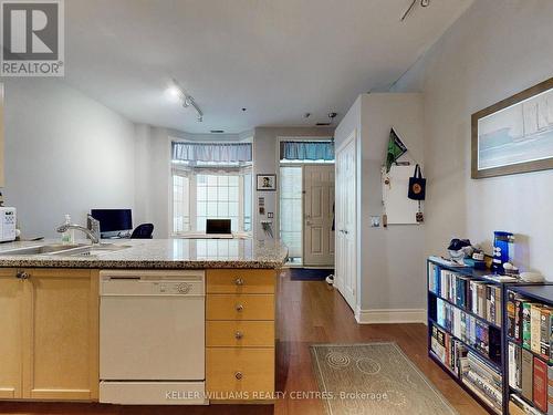 123 - 71 Mccaul Street, Toronto, ON - Indoor Photo Showing Kitchen With Double Sink