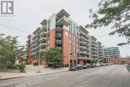 511 - 88 Colgate Avenue, Toronto, ON - Outdoor With Balcony With Facade