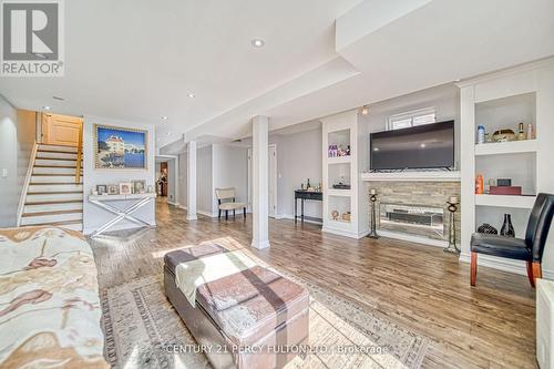 107 Venice Gate Drive, Vaughan, ON - Indoor Photo Showing Living Room With Fireplace