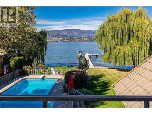 4382 Hobson Road, Kelowna, BC - Outdoor With Body Of Water With In Ground Pool With View