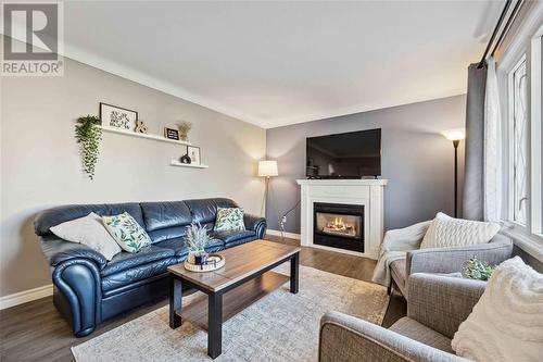 283 Eureka Street, Petrolia, ON - Indoor Photo Showing Living Room With Fireplace