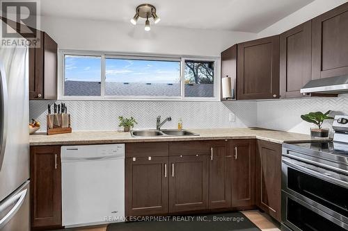 787 Upper Ottawa Street, Hamilton, ON - Indoor Photo Showing Kitchen With Double Sink