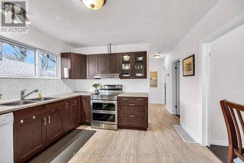 787 Upper Ottawa Street, Hamilton, ON - Indoor Photo Showing Kitchen With Double Sink