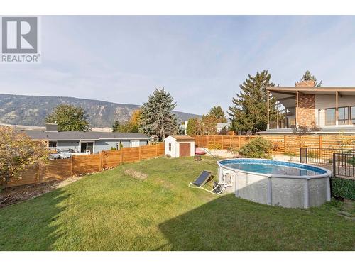 15638 Greenhow Road, Lake Country, BC - Outdoor With Above Ground Pool With Backyard