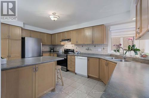 370 Royalpark Way, Vaughan, ON - Indoor Photo Showing Kitchen With Double Sink