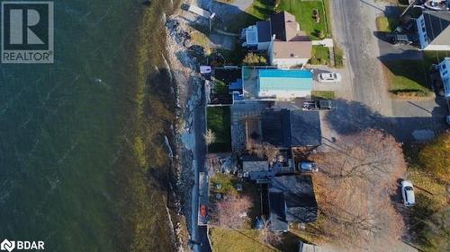 Bird's eye view with a water view - 80 Ridley Street, Prince Edward County, ON - Outdoor With View