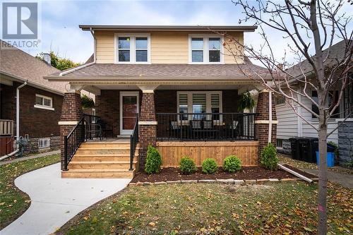 1748 Hall Avenue, Windsor, ON - Outdoor With Deck Patio Veranda With Facade