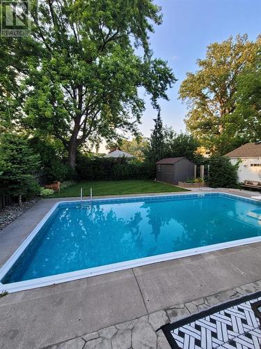 1058 Wellington Street, Sarnia, ON - Outdoor With In Ground Pool With Backyard