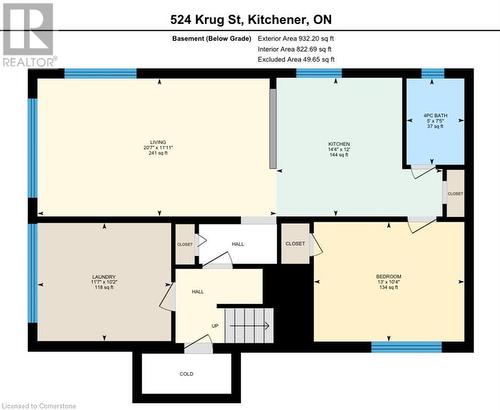 Floor plan - 524 Krug Street, Kitchener, ON - Other