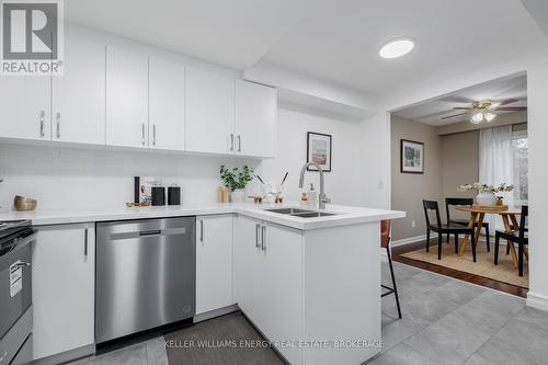 15 - 350 Camelot Court, Oshawa (Eastdale), ON - Indoor Photo Showing Kitchen With Double Sink