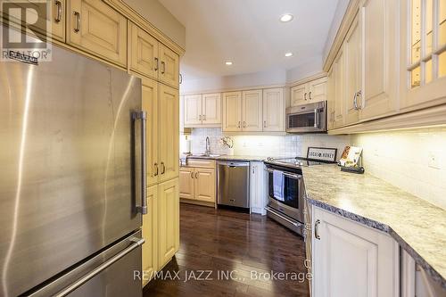 201 - 337 Simcoe Street N, Oshawa (O'Neill), ON - Indoor Photo Showing Kitchen With Stainless Steel Kitchen