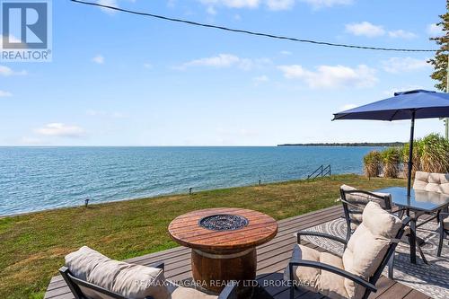 10959 Lakeshore Road, Wainfleet (880 - Lakeshore), ON - Outdoor With Body Of Water With Deck Patio Veranda With View