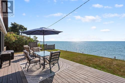 10959 Lakeshore Road, Wainfleet (880 - Lakeshore), ON - Outdoor With Body Of Water With Deck Patio Veranda