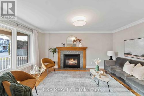 34 Willow Gardens Crescent, Ottawa, ON - Indoor Photo Showing Living Room With Fireplace