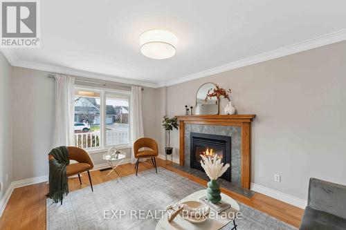 34 Willow Gardens Crescent, Ottawa, ON - Indoor Photo Showing Living Room With Fireplace