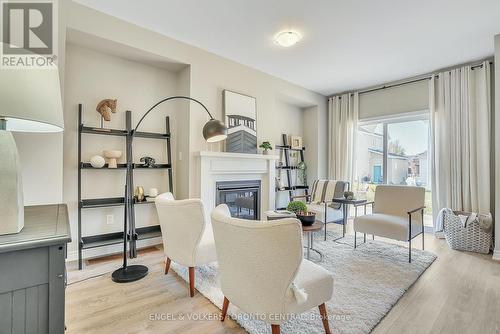 206 Cubitt Street, Clearview, ON - Indoor Photo Showing Living Room With Fireplace