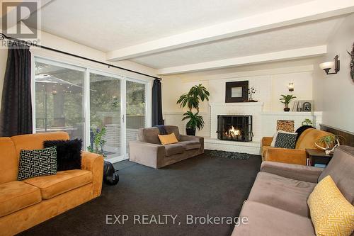 25 Demeyere Avenue, Tillsonburg, ON - Indoor Photo Showing Living Room With Fireplace