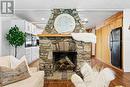 4886 Boughman Road, Fort Erie (337 - Crystal Beach), ON  - Indoor Photo Showing Living Room With Fireplace 