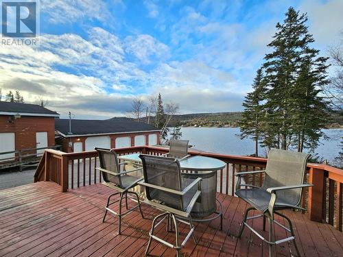 61 Main Road, Pinchgut Lake, NL - Outdoor With Body Of Water With Deck Patio Veranda