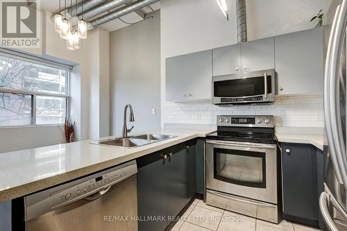 202 - 700 King Street W, Toronto, ON - Indoor Photo Showing Kitchen With Double Sink