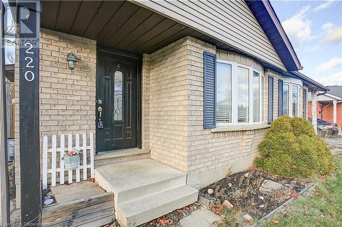 View of entrance to property - 220 Bankside Drive, Kitchener, ON - Outdoor