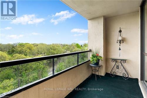 506 - 3 Towering Heights Boulevard, St. Catharines (461 - Glendale/Glenridge), ON - Outdoor With Balcony With View With Exterior