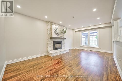 1175 Old Abbey Lane, Oakville, ON - Indoor Photo Showing Living Room With Fireplace