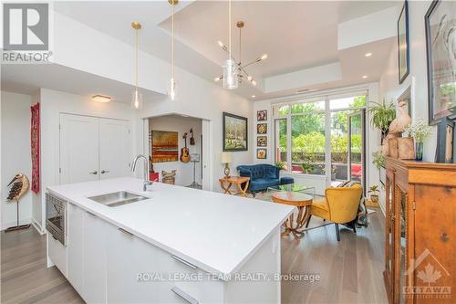 102 - 530 De Mazenod Avenue, Ottawa, ON - Indoor Photo Showing Kitchen With Double Sink