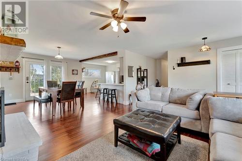 6 Woodhouse Avenue, Port Dover, ON - Indoor Photo Showing Living Room With Fireplace