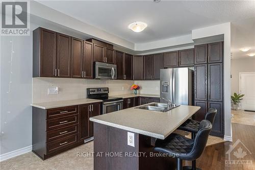 257 Via San Marino Street W, Ottawa, ON - Indoor Photo Showing Kitchen With Double Sink