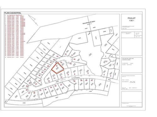 Plan (croquis) - Rue Du Bassin, Saint-Jérôme, QC 